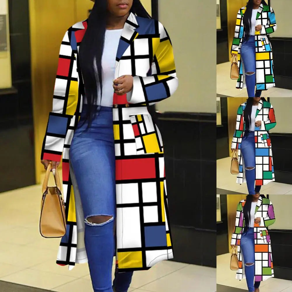 Printed Long Sleeve Cardigan