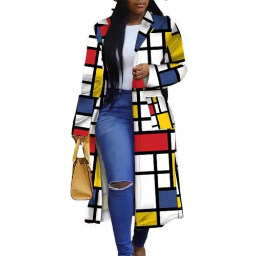 Printed Long Sleeve Cardigan