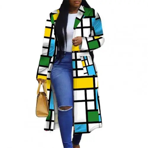 Printed Long Sleeve Cardigan