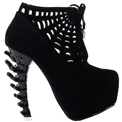 Web Platform Bone Boots