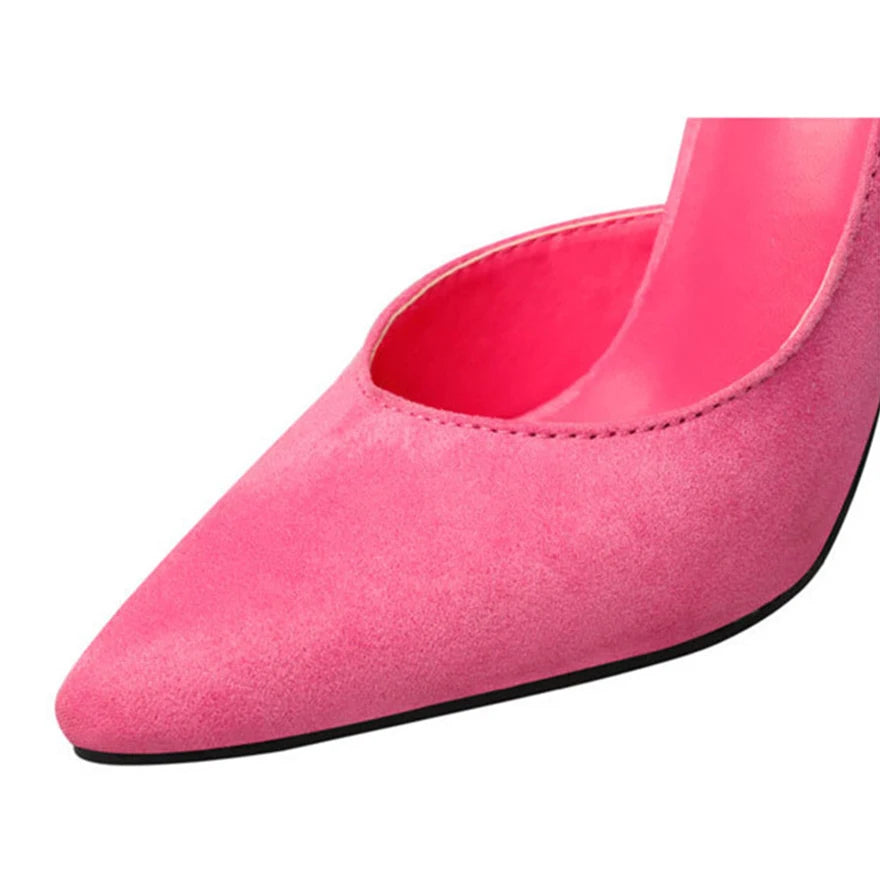 Suede Office Stiletto High Heel Pump