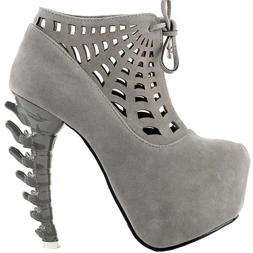 Web Platform Bone Boots