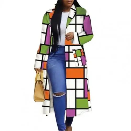 Printed Long Sleeve Cardigan