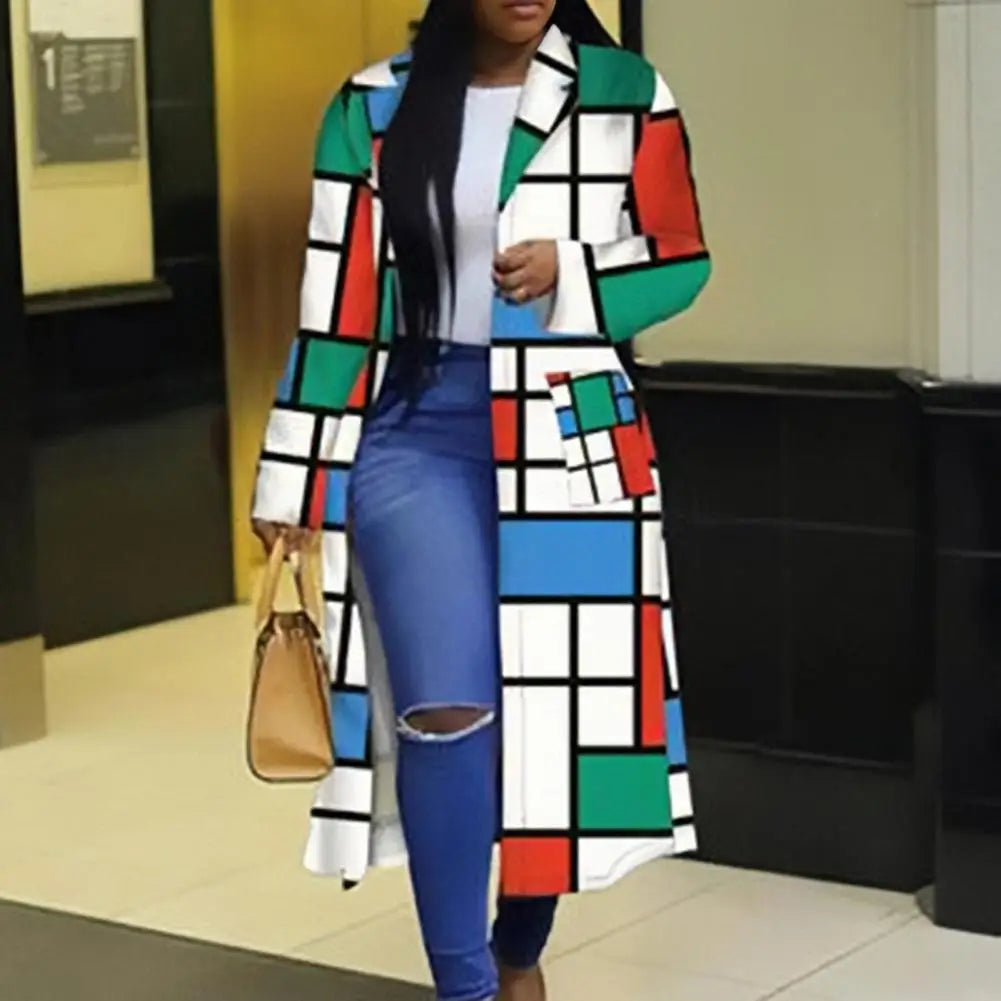 Printed Long Sleeve Cardigan