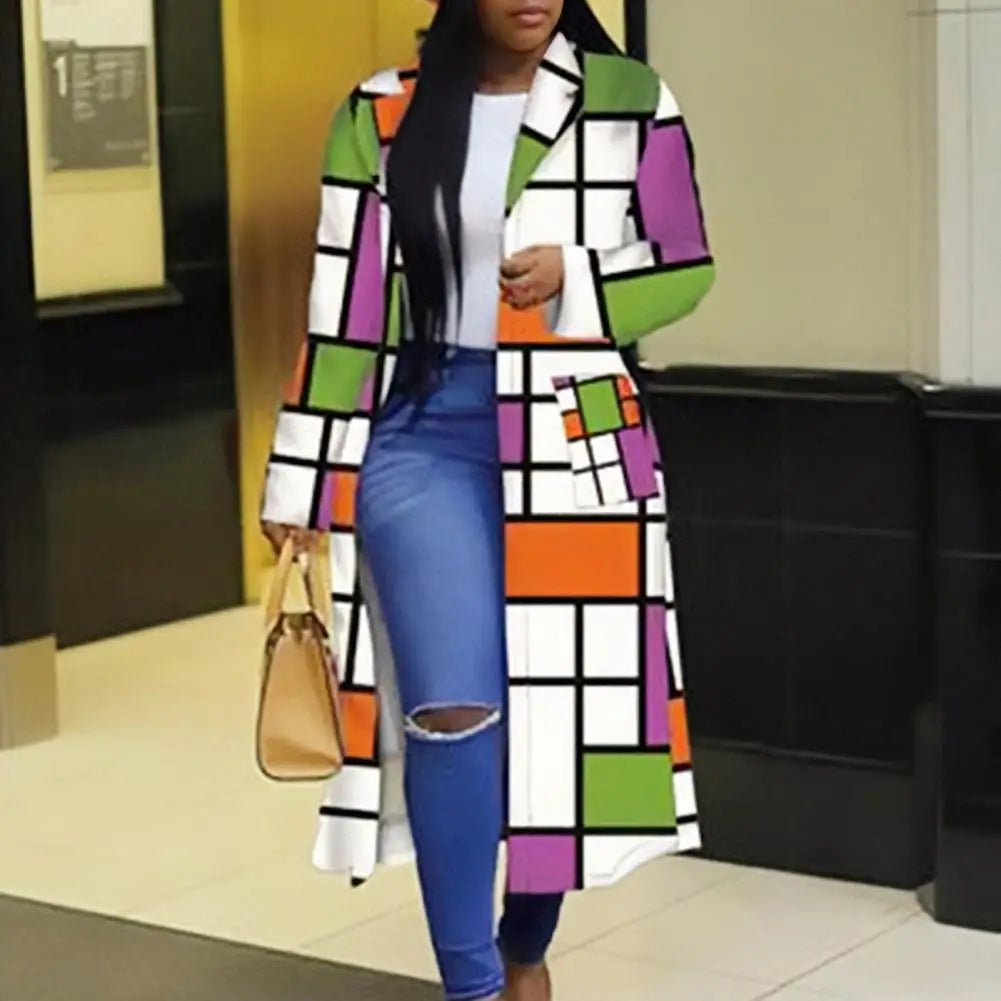 Printed Long Sleeve Cardigan