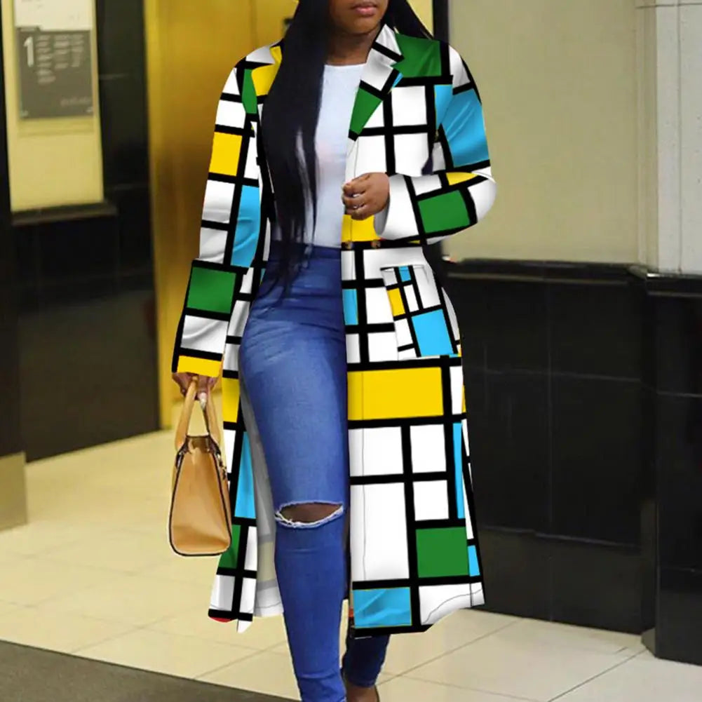 Printed Long Sleeve Cardigan