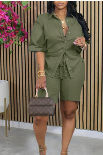 Elegant Summer Two Piece Set