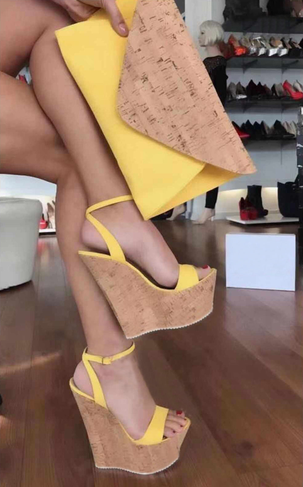 Super High Summer Platform Wedges