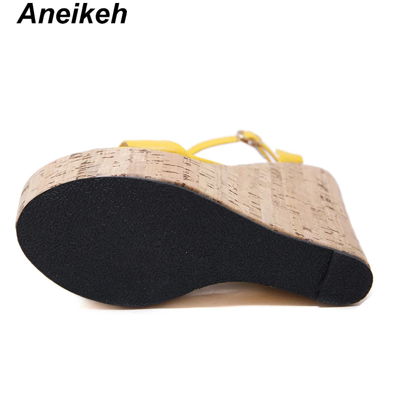 Super High Summer Platform Wedges