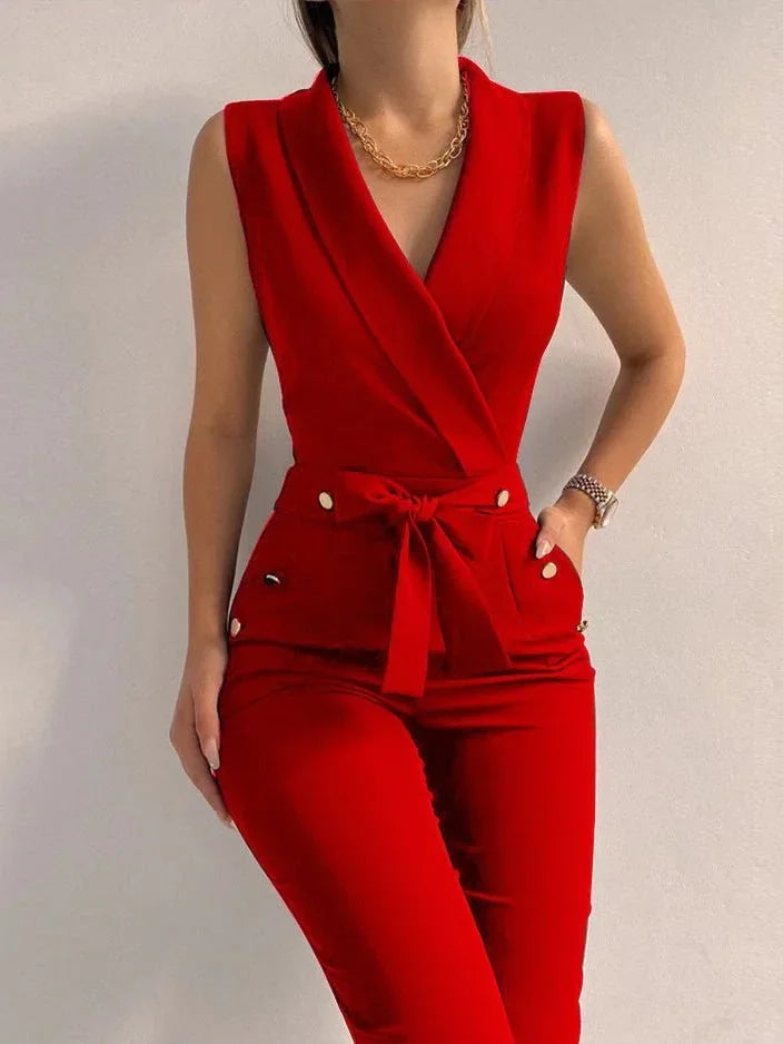 Women's Sleeveless Jumpsuit