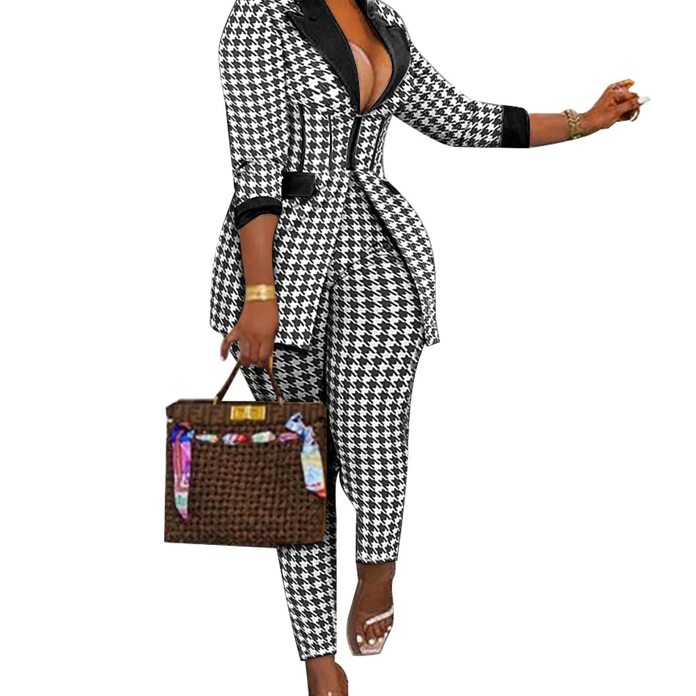 2 Piece Jacket Pants Set