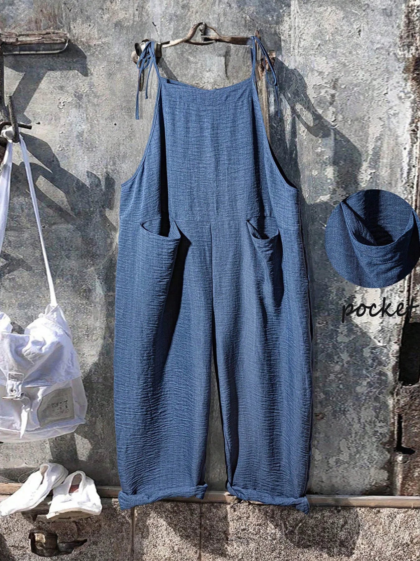 Plus Size Jumpsuit for Women, Loose-Fitting Casual Overalls for All Seasons, Comfortable and Stylish One-Piece