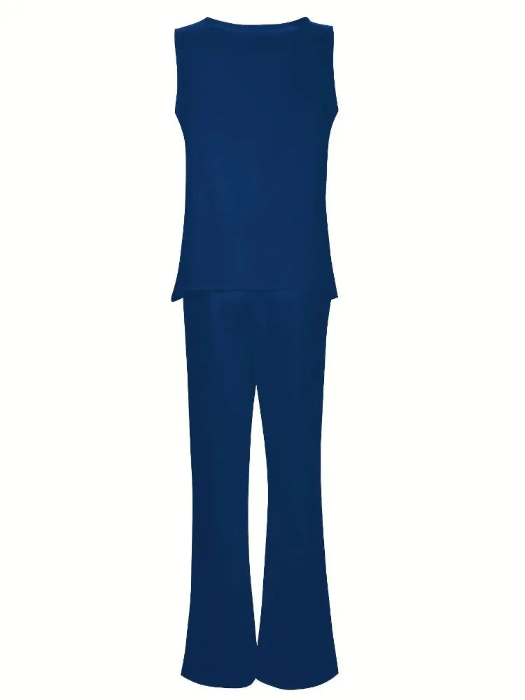 Tank Top Wide Leg Pants 2 Piece Set