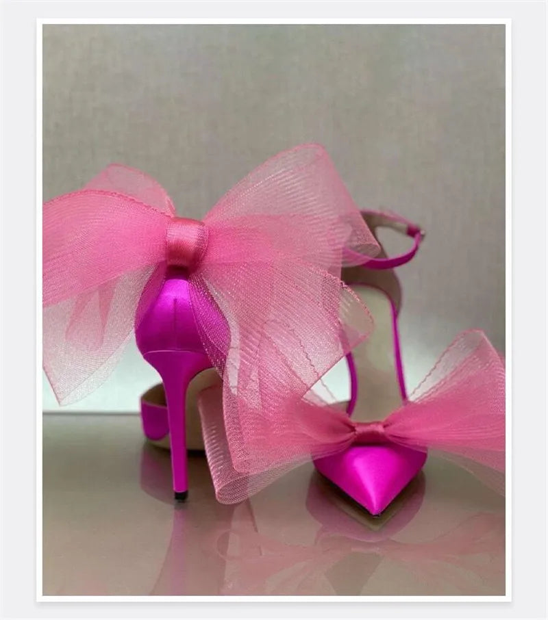 Sexy Big Butterfly-Knot Stiletto High Heels