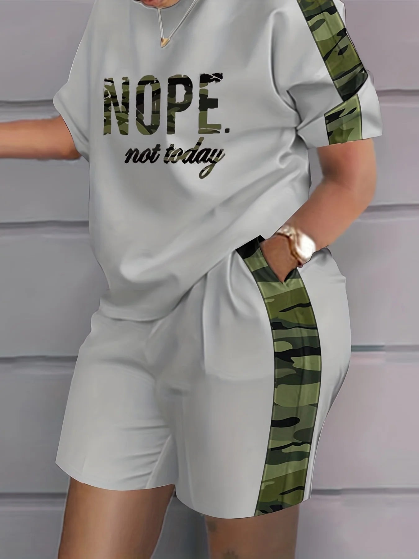 Nope 2 Piece Short Set