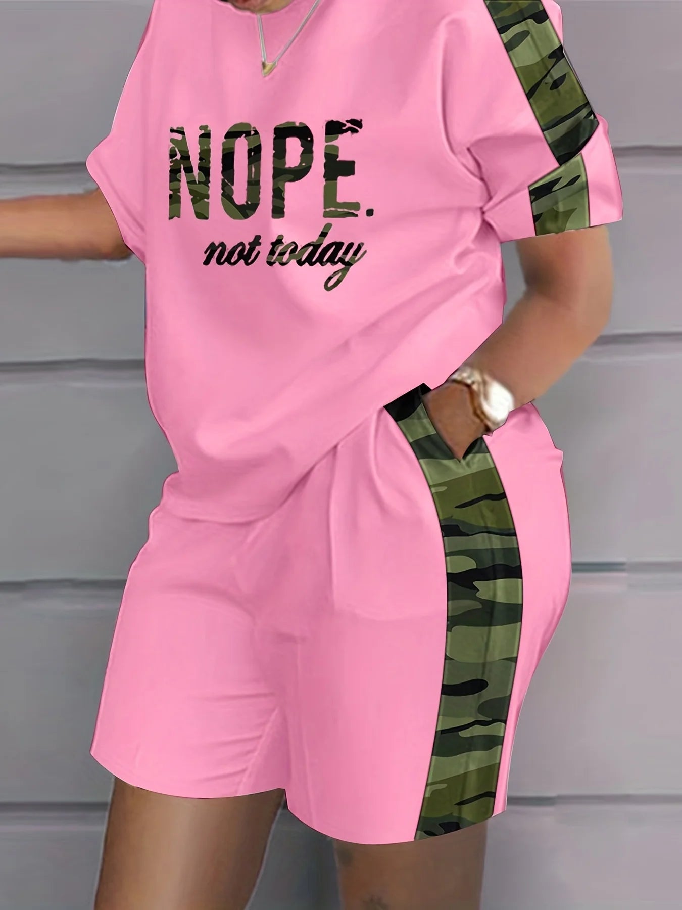 Nope 2 Piece Short Set