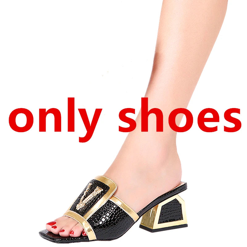 Women's High Heel Dress Sandals with Clutch Purse Set Sparkling Crystal V-Strap Party Sandals for Wedding Evening, Prom Non-Slip