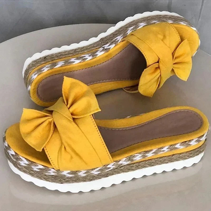 Flower Platform Slippers