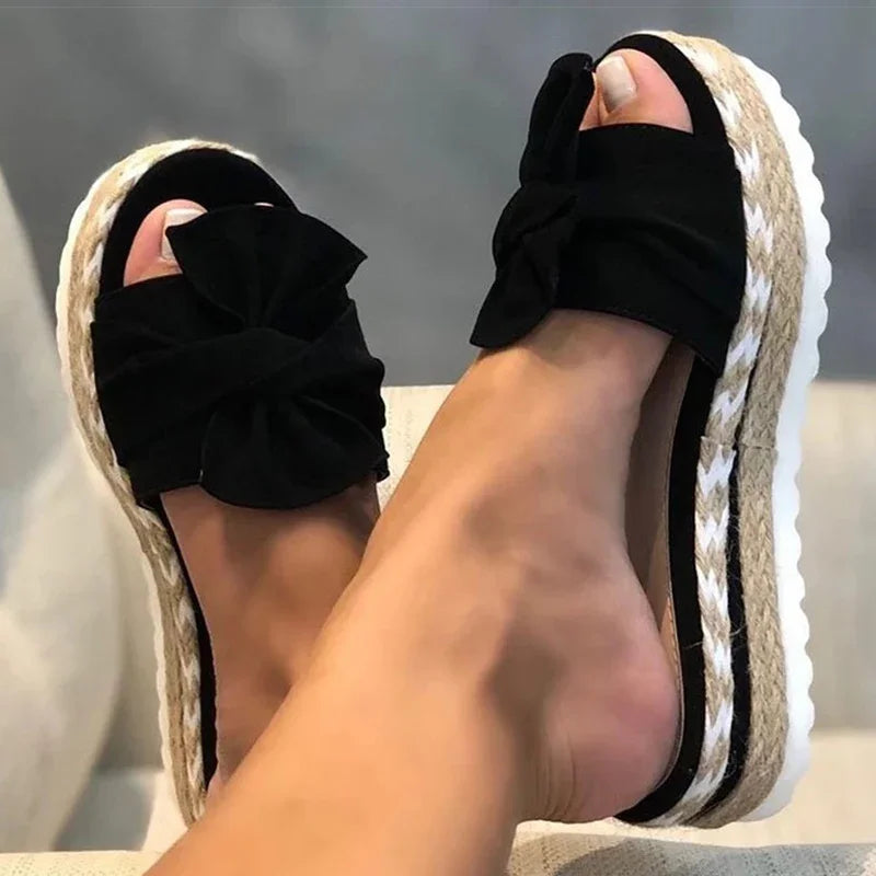 Flower Platform Slippers
