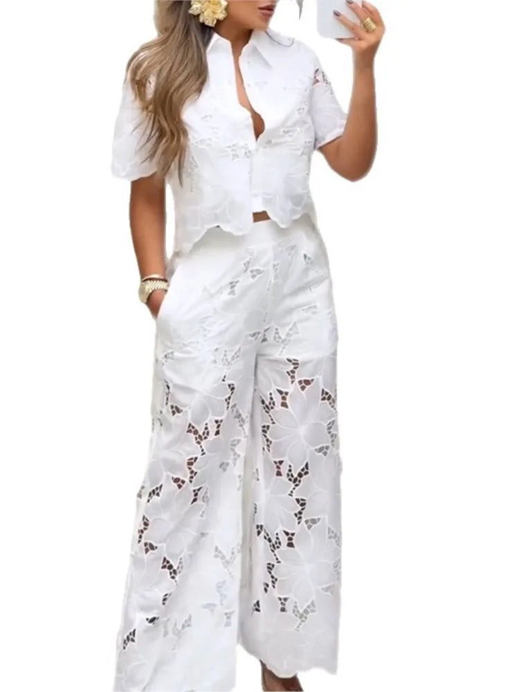Casual Pants 2 Pieces Set