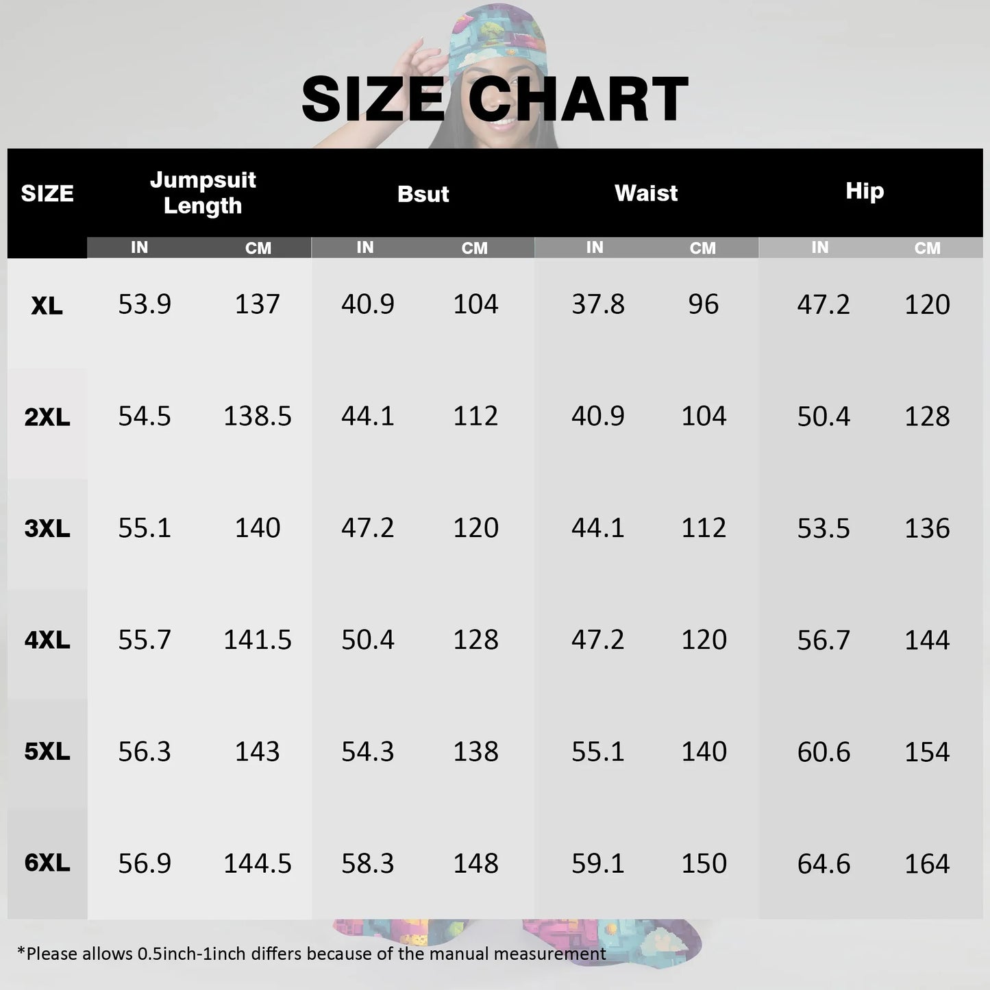 Plus Size Graphic Jumpsuit Colorful Pixel Landscape Print Wide Leg Sleeveless Romper for Women