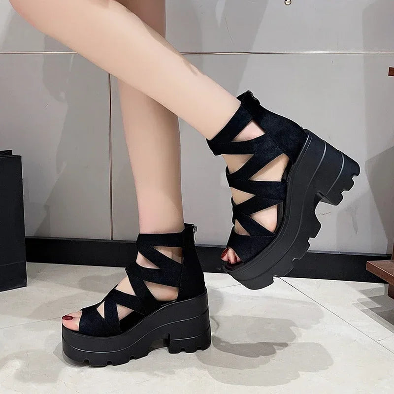 Waterproof Platform Non-Slip High Heels