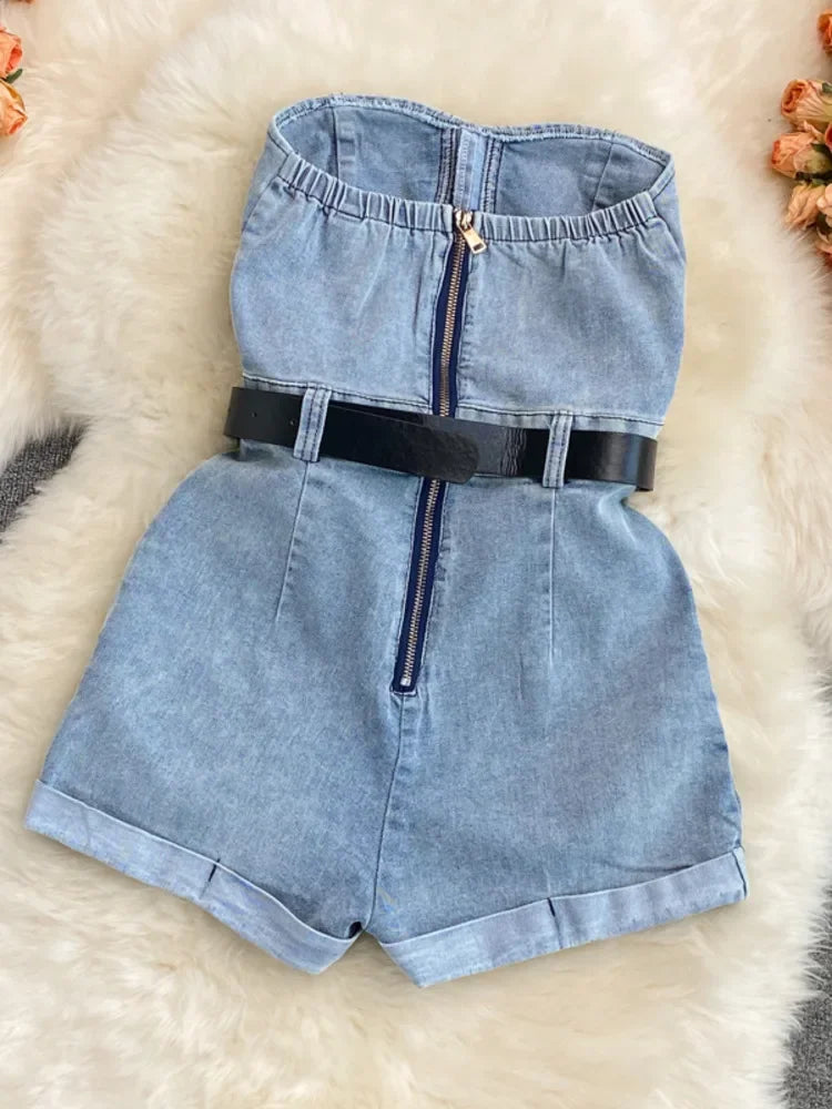 Sleeveless Casual Romper