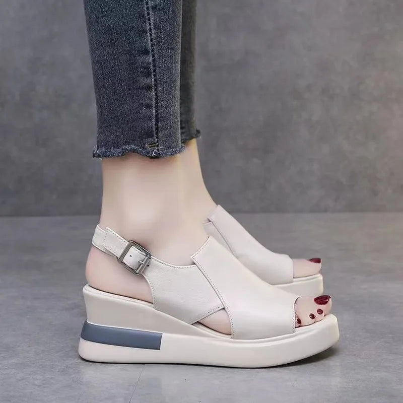 Summer New Wedge Heel Platform Sandals