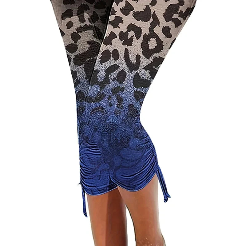 Leopard Print Capri Pants