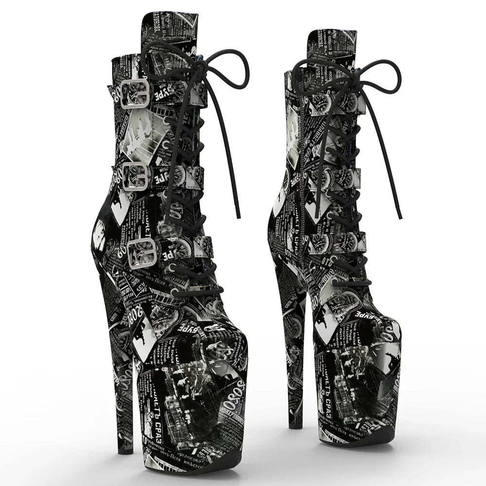 Sexy High Heel Platform Boots