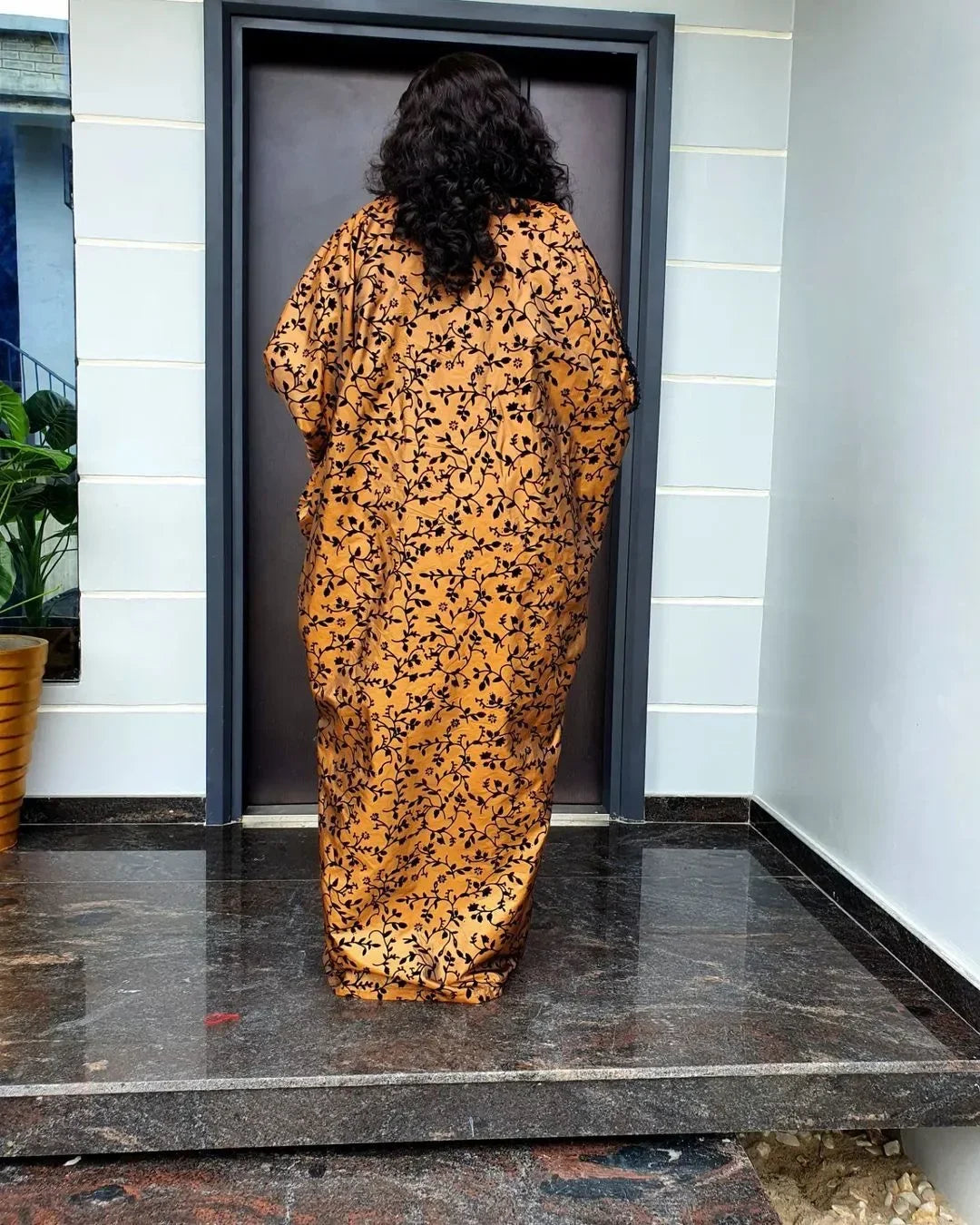 Elegant African Evening Robe Dress