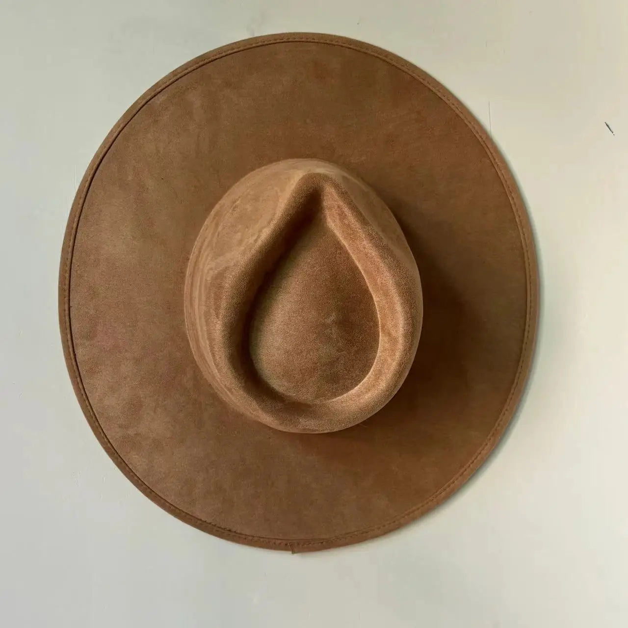 Suede Fedora Hat 9.5cm Wide Brim Suede Hats for Women and Men Hand Sewn Autumn Winter Jazz Hat Fashion chapeau femme шляпа