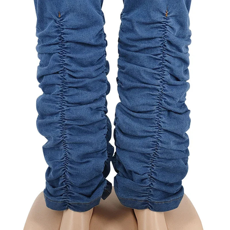 Denim 2 Piece Jacket & Stretch Jean Set