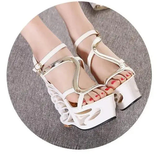 Sexy Unique Style Wedge Heel
