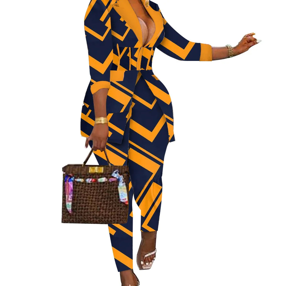 2 Piece Jacket Pants Set