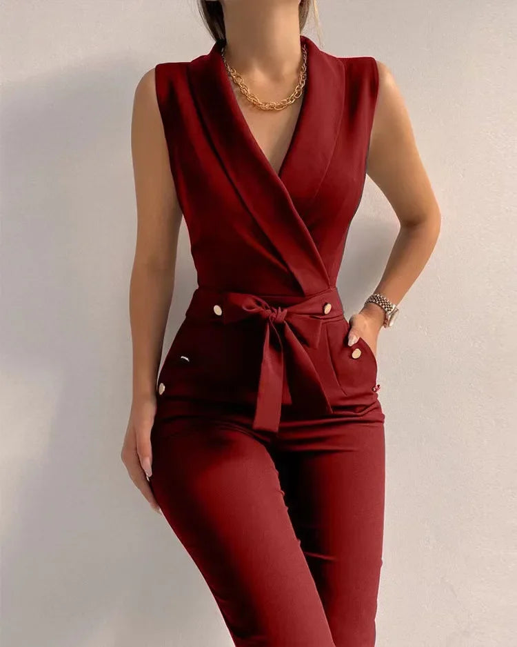 Women's Sleeveless Jumpsuit