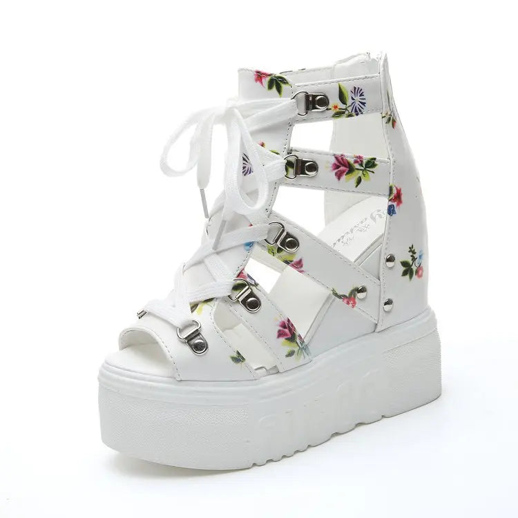 Wedge Platform Open Toe Casual Sandal