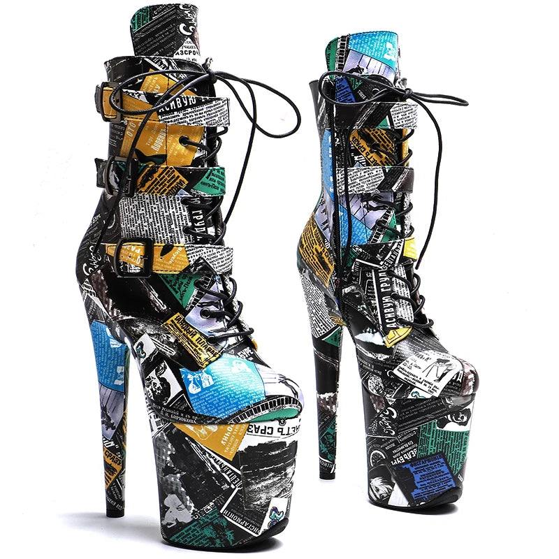 Sexy High Heel Platform Boots