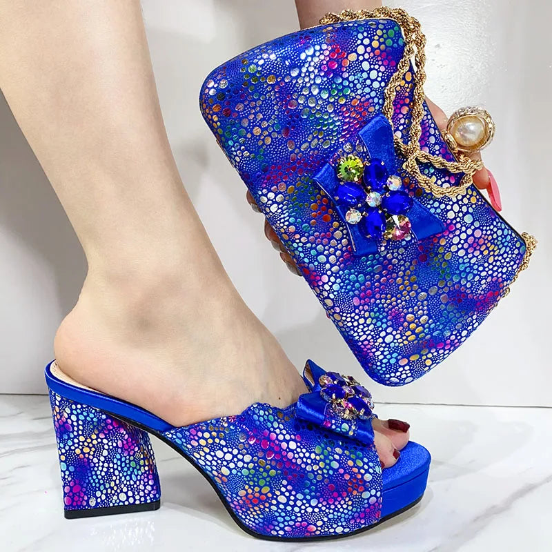Elegant Platform Heel W/ Bag Set