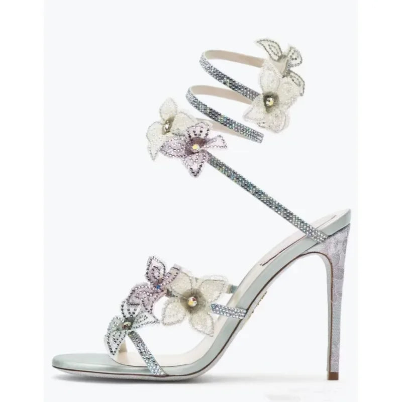 Fashionable Thin Strappy High Heel