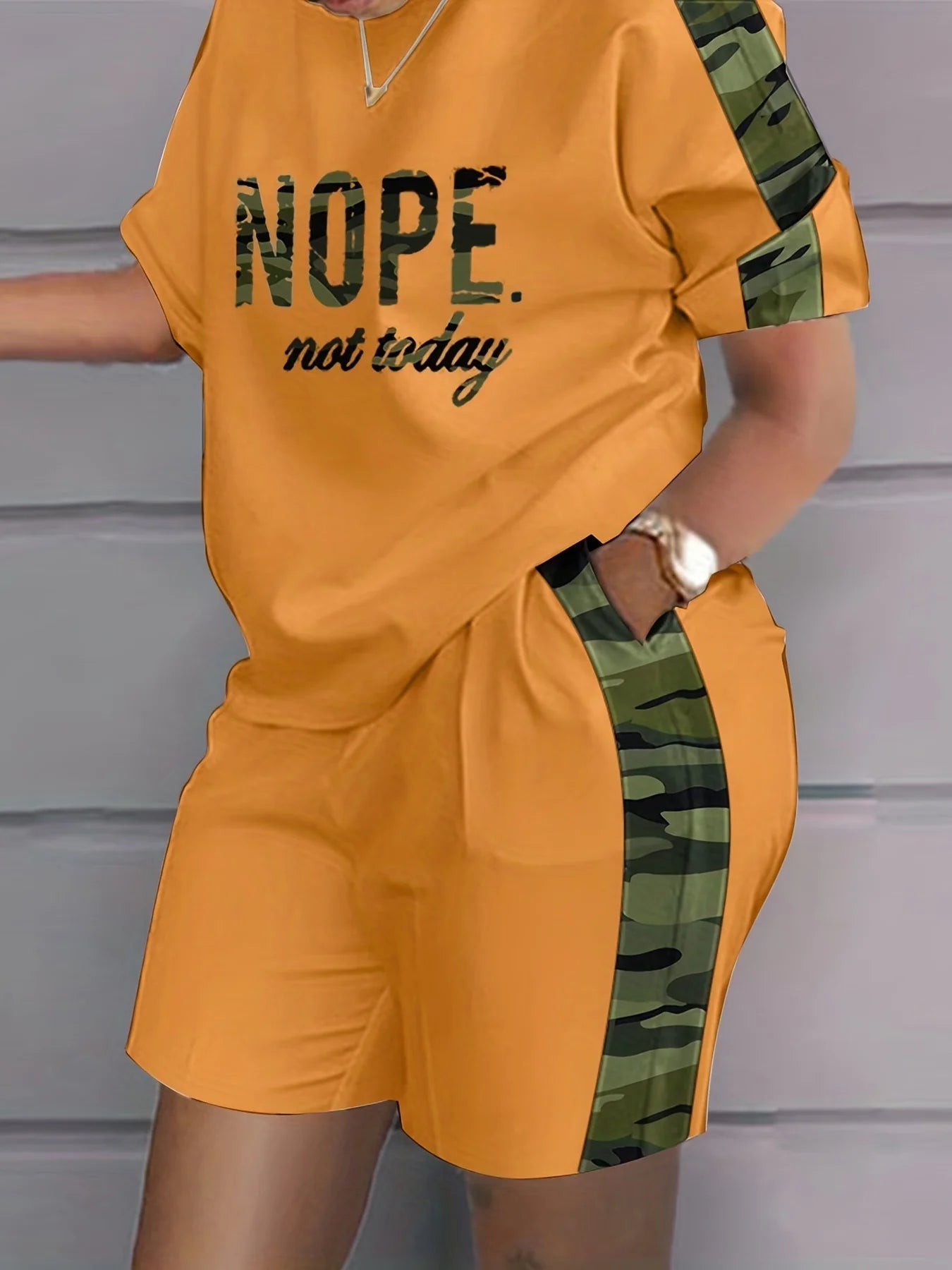 Nope 2 Piece Short Set