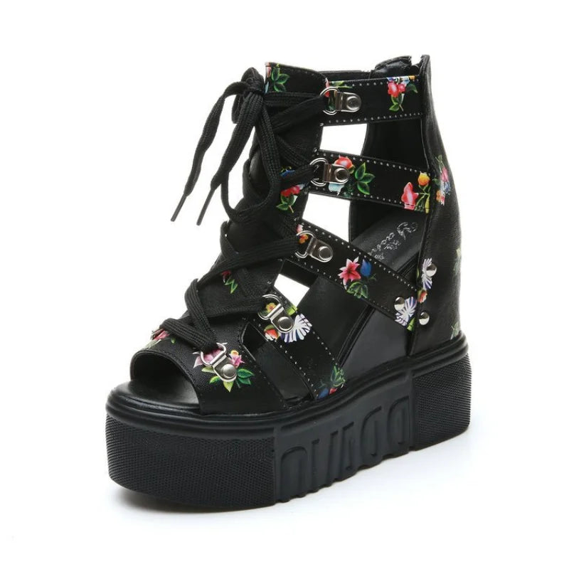 Wedge Platform Open Toe Casual Sandal
