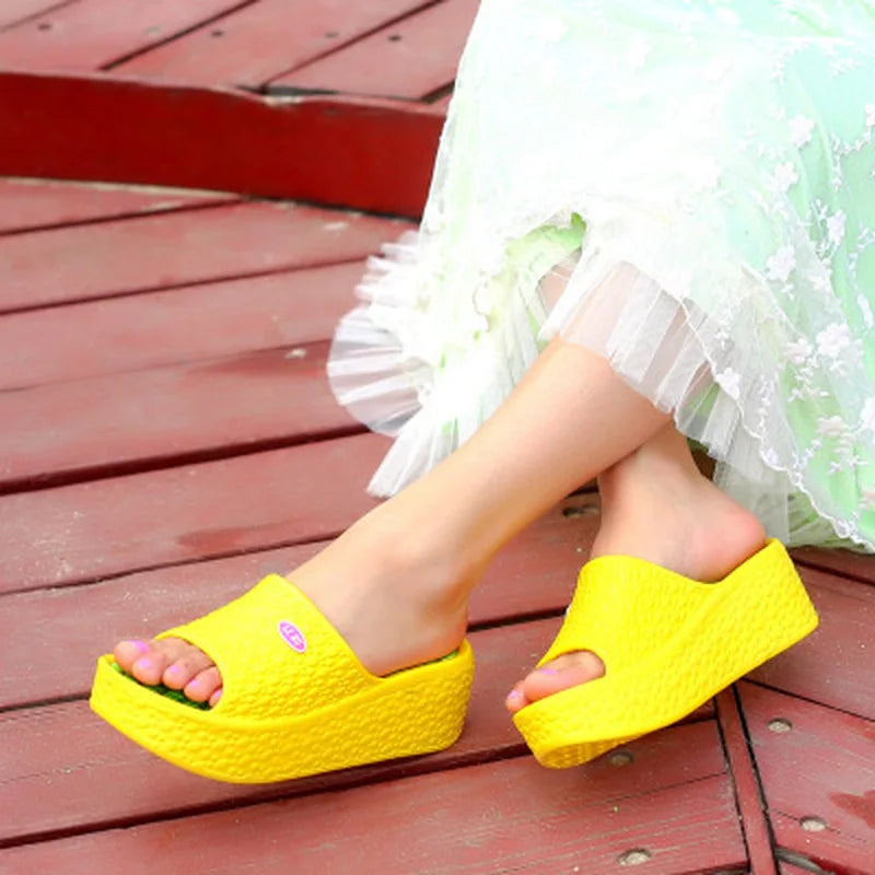 Thick Bottom Platform Slippers