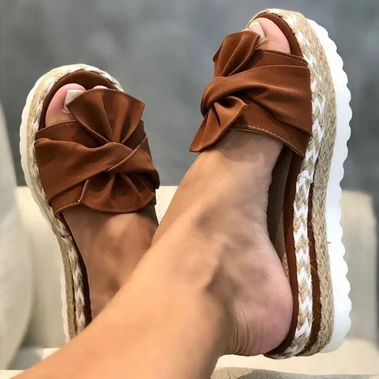 Flower Platform Slippers
