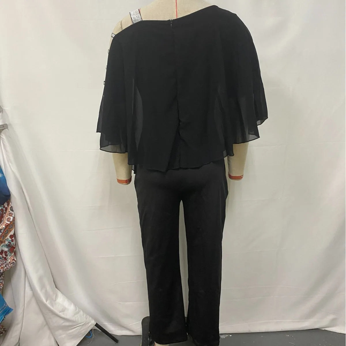 2025 Spring Sexy Off Shoulder Party Jumpsuit Women Casual Wide Leg Playsuits Temperament Elegant Lady Commuting Jumpsuit