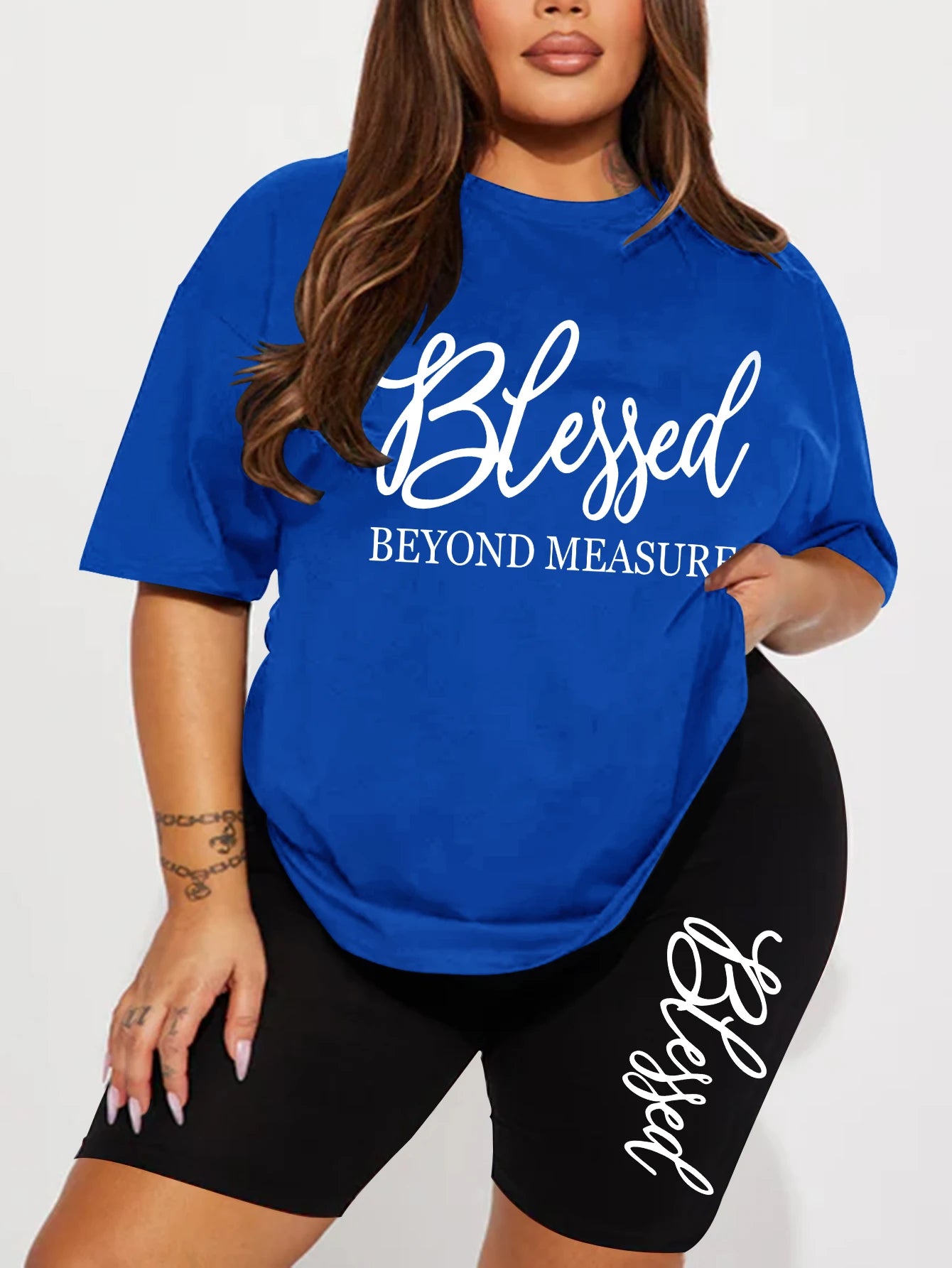 Summer 2 Piece Blessed Short Set