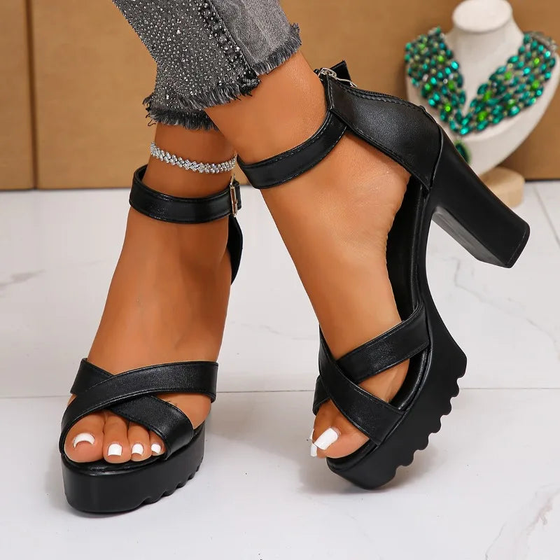 Block Low Heels