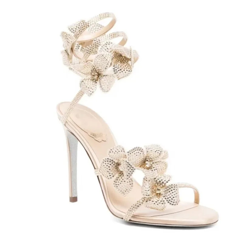 Fashionable Thin Strappy High Heel