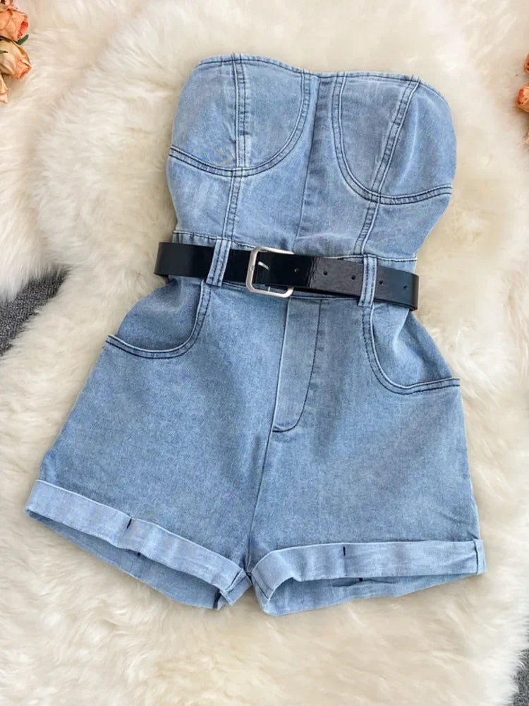 Sleeveless Casual Romper