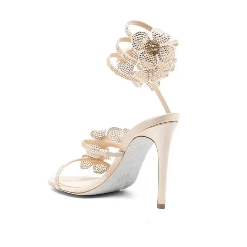 Fashionable Thin Strappy High Heel
